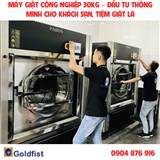 Máy Giặt Công Nghiệp 30kg – Đầu Tư Thông Minh Cho Khách Sạn, Tiệm Giặt Là